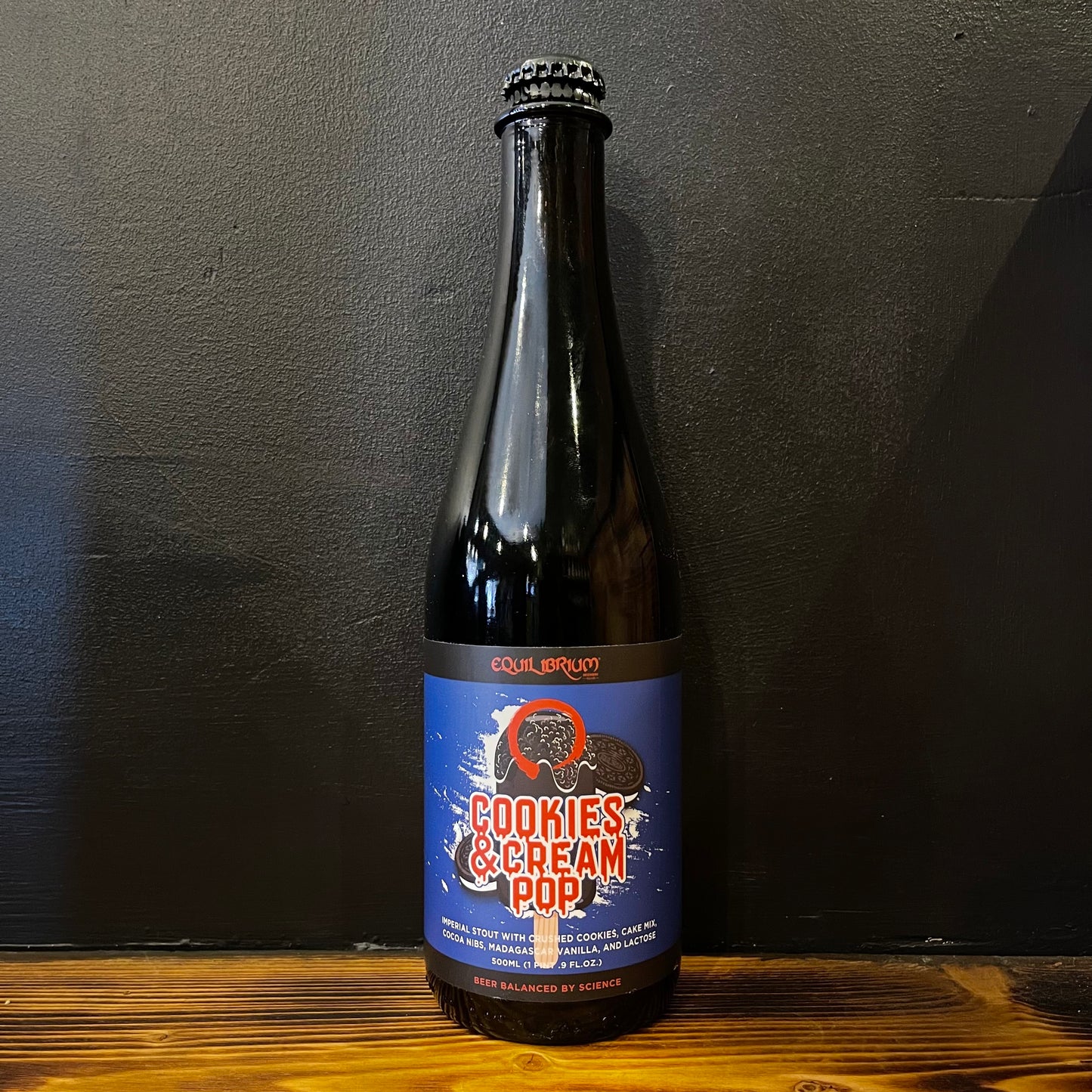 EQUILIBRIUM COOKIES & CREAM POP IMPERIAL STOUT 11%