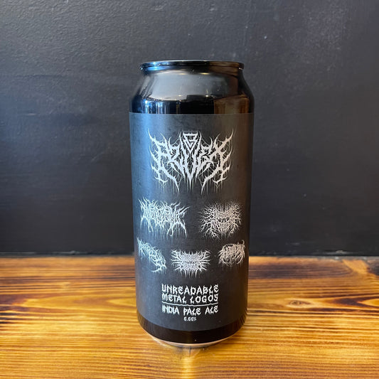 AZVEX UNREADABLE METAL LOGOS IPA 6.66%