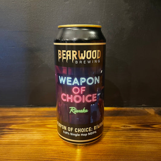 BEARWOOD WEAPON OF CHOICE RIWAKA IPA 5.8%
