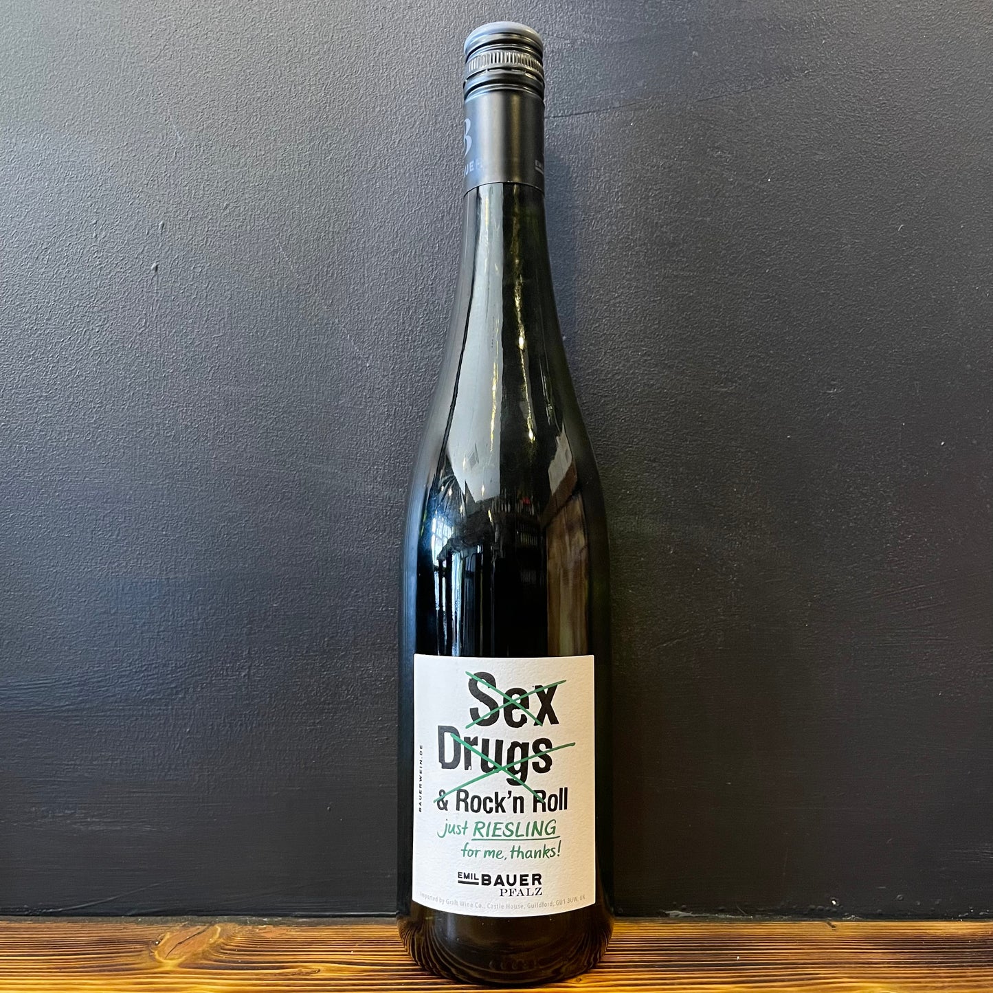 BAUER SEX DRUGS ROCK & ROLL RIESLING WHITE WINE