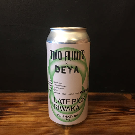 TWO FLINTS + DEYA LATE PICK RIWAKA IPA 7.0%