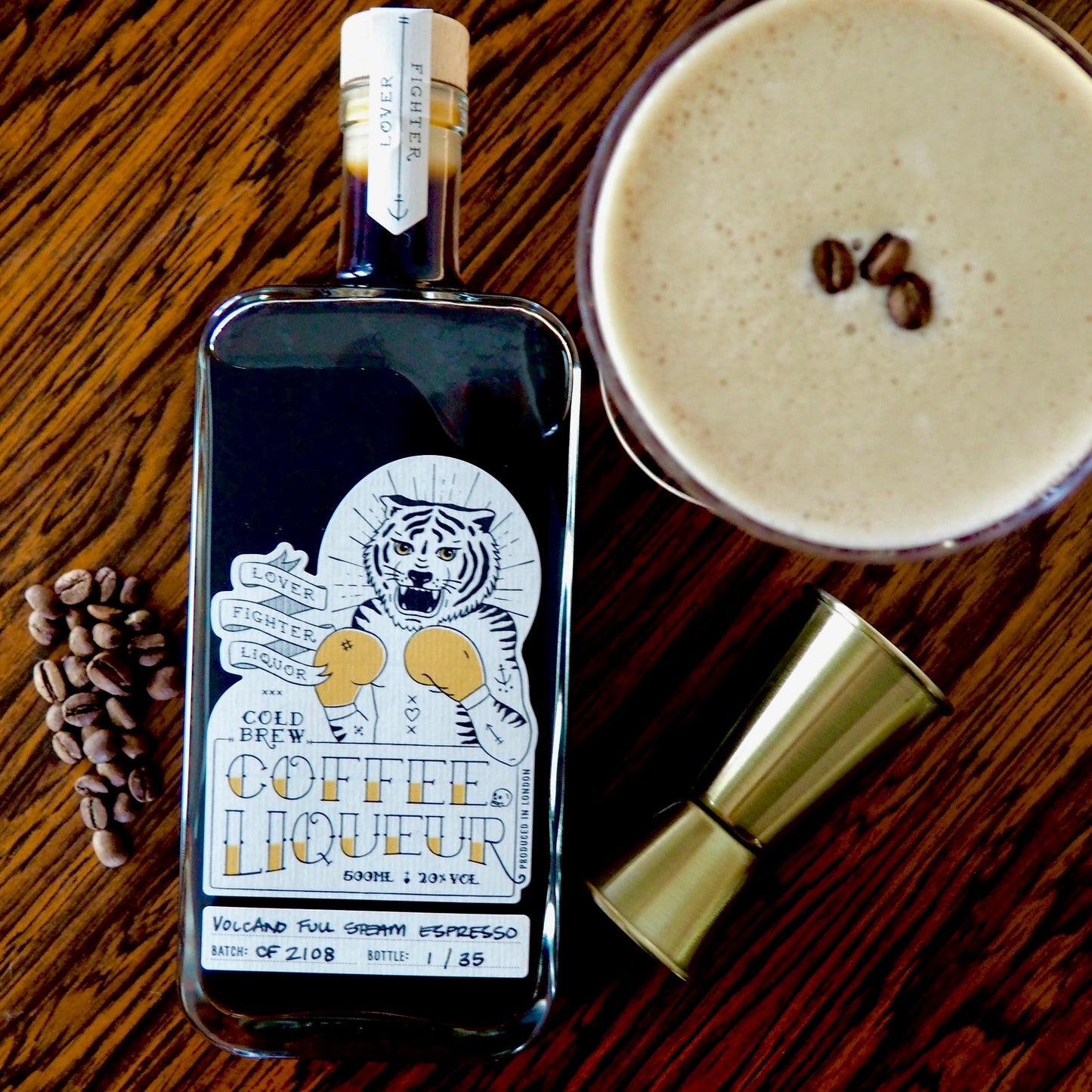 LOVER FIGHTER LIQUOR COLD BREW COFFEE LIQUEUR 20%