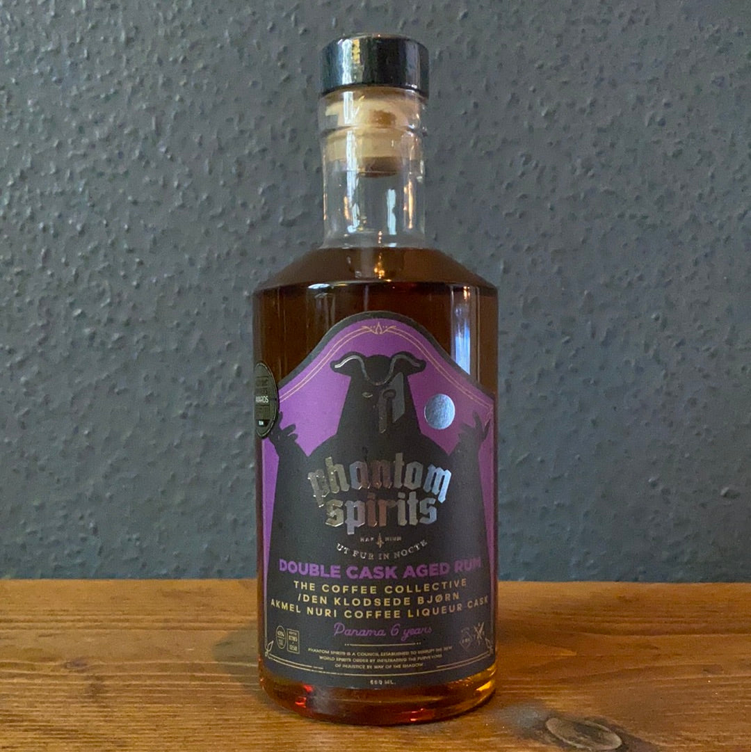 PHANTOM SPIRITS + COFFEE COLLECTIVE + DEN KLODSEDE BJORN AKMEL NURI COFFEE LIQUEUR PANAMA 6 YEAR RUM 43%