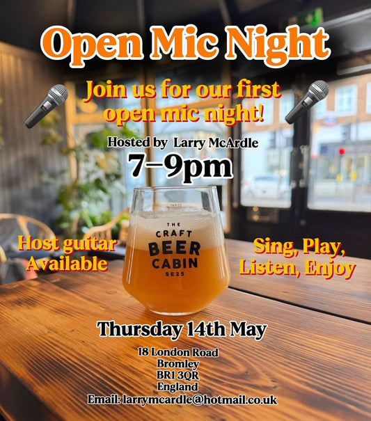 🎤OPEN MIC NIGHT AT BR1🎤
