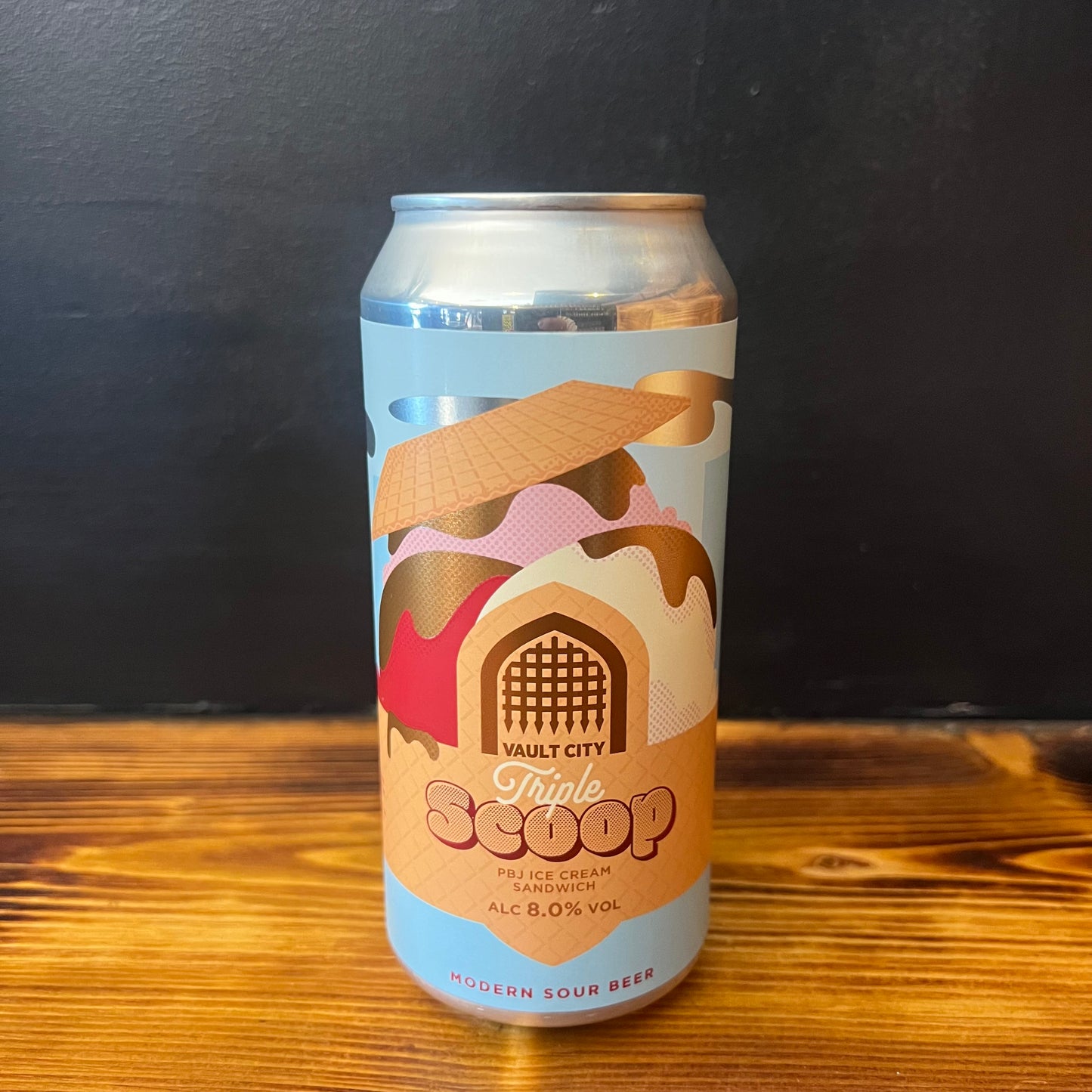 VAULT CITY PBJ ICE CREAM SANDWICH TRIPLE SCOOP SOUR 8.0%