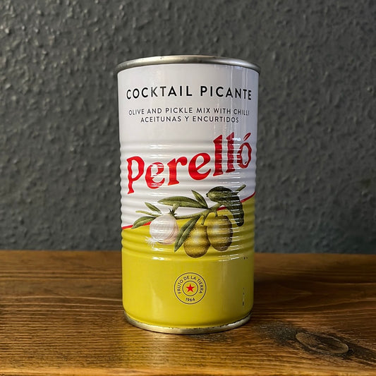 PERELLO OLIVE AND PICKLE MIX WITH CHILLI 180g CAN