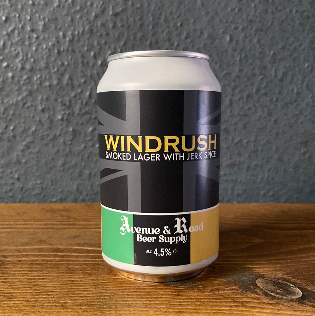 AVENUE & ROAD BEER SUPPLY WINDRUSH SMOKED LAGER 4.5%