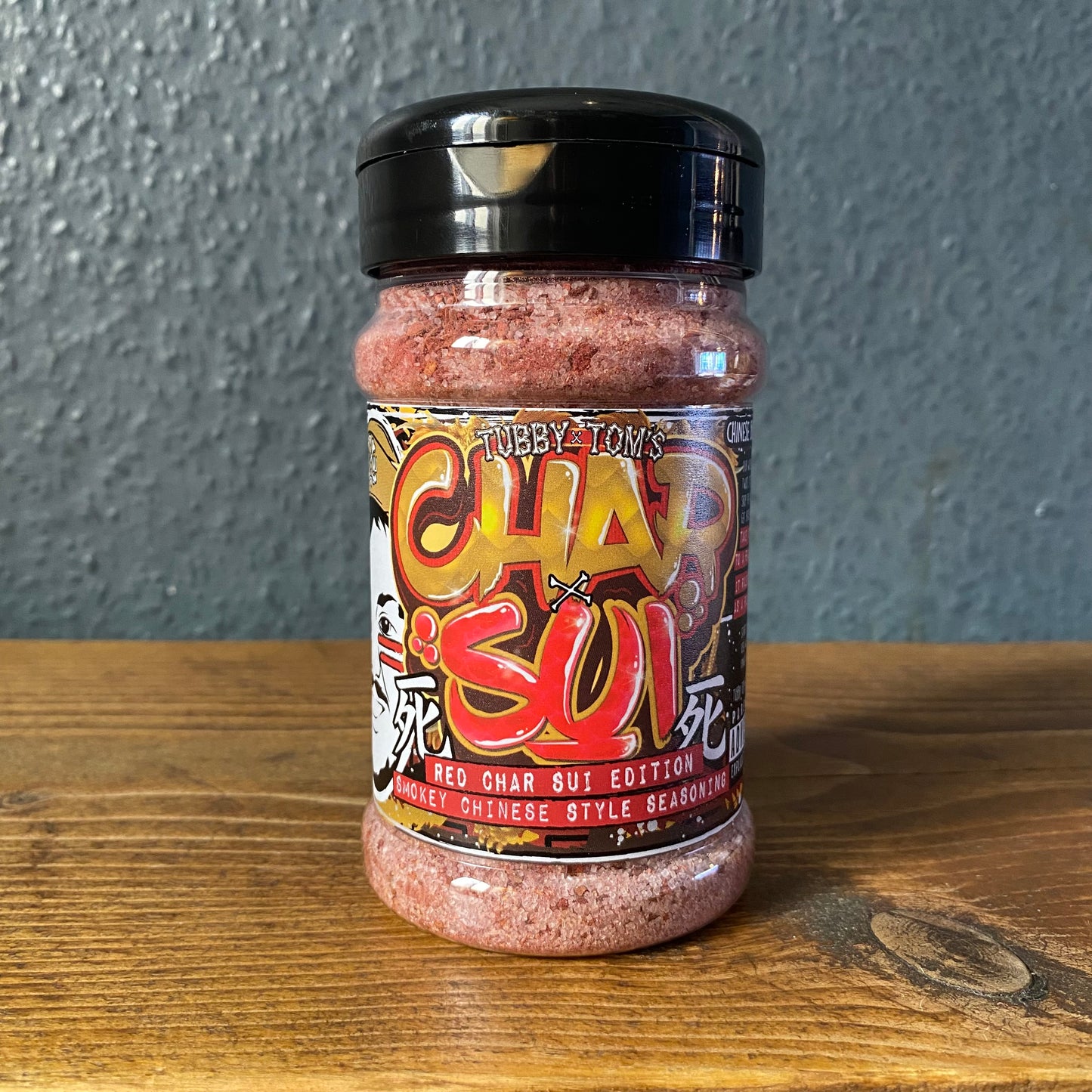 TUBBY TOM'S CHAR SUI SMOKEY RED CHINESE BBQ SEASONING SHAKER