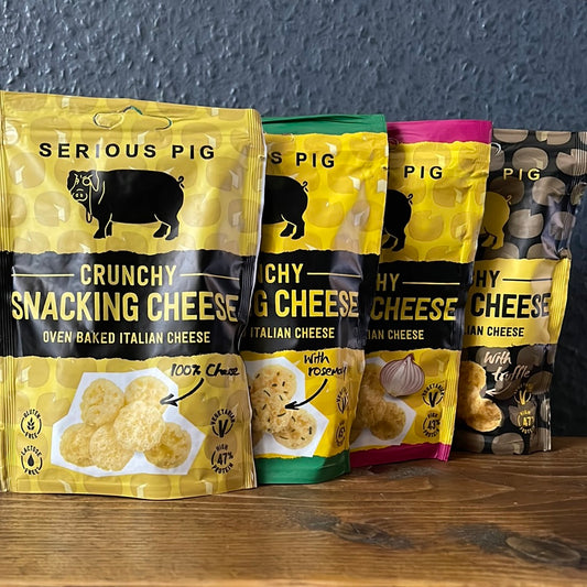SERIOUS PIG CRUNCHY SNACKING CHEESE 24g