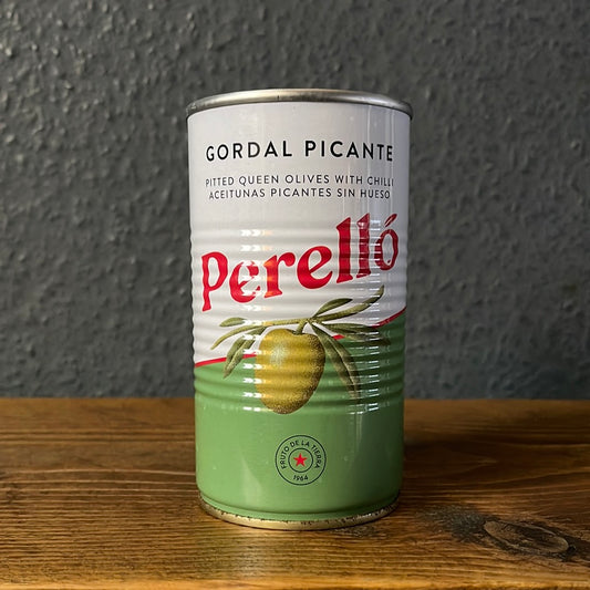 PERELLO GORDAL PITTED OLIVES 150g CAN