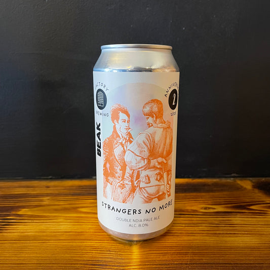 FACTORY BREWING + BEAK STRANGERS NO MORE DIPA 8.0%