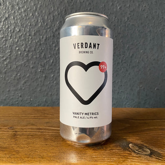 VERDANT VANITY METRICS PALE 4.9% - The Craft Beer Cabin