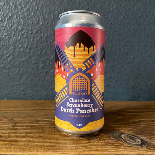 VAULT CITY CHOCOLATE STRAWBERRY DUTCH PANCAKES SOUR 5.3% - The Craft Beer Cabin