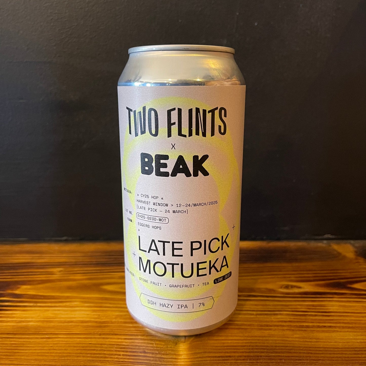 TWO FLINTS + BEAK LATE PICK MOTUEKA IPA 7.0%