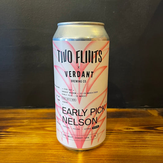 TWO FLINTS + VERDANT EARLY PICK: NELSON DDH IPA 7.0%