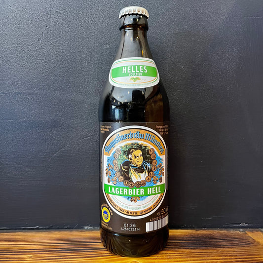 AUGUSTINER-BRAU MUNCHEN LAGERBIER HELL LAGER 5.2%