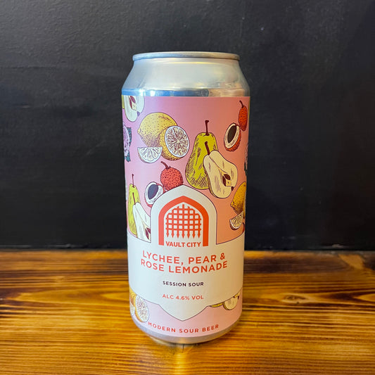 VAULT CITY LYCHEE PEAR & ROSE LEMONADE SOUR 4.6%