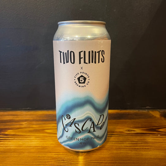TWO FLINTS + FIVE POINTS UK CASCADE PALE 4.0%