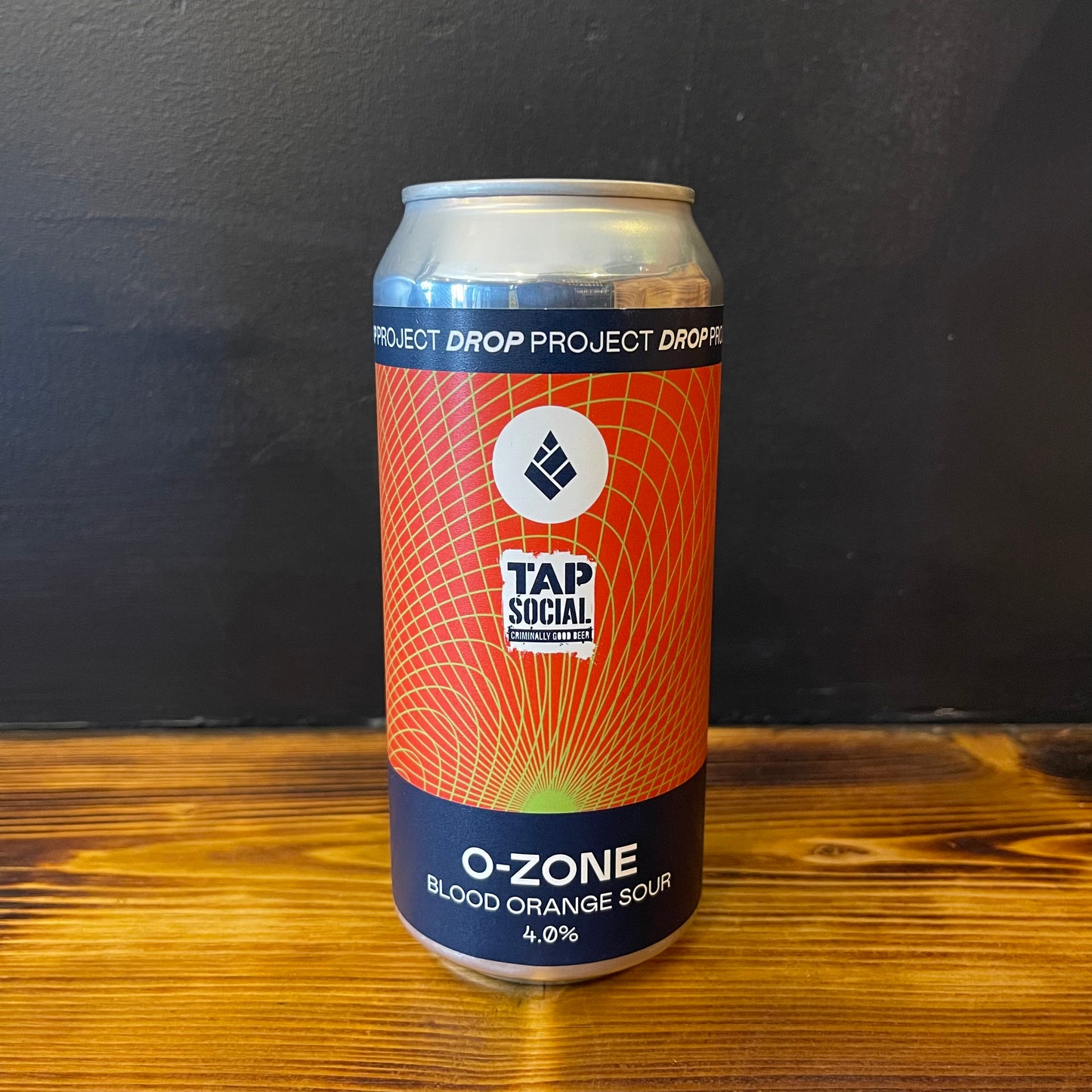 DROP PROJECT + TAP SOCIAL 0-ZONE BLOOD ORANGE SOUR 4.0%