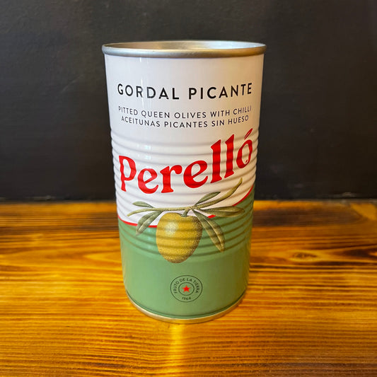PERELLO GORDAL PITTED OLIVES 150g CAN