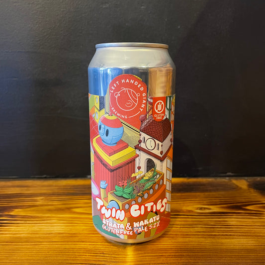 LEFT HANDED GIANT TWIN CITIES: STRATA & WAKATU PALE GF 5.2%