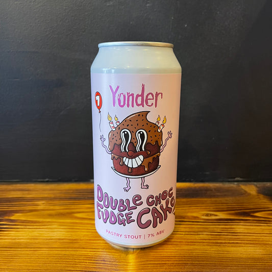 YONDER DOUBLE CHOC FUDGE CAKE PASTRY STOUT 7.0%