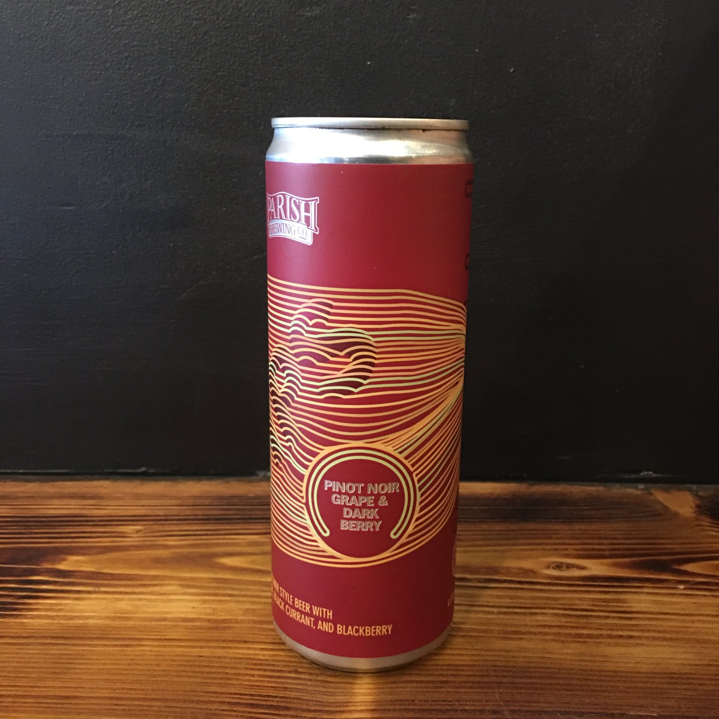 PARISH SIPS: PINOT NOIR GRAPE AND BLACK CURRANT SOUR 4.8%