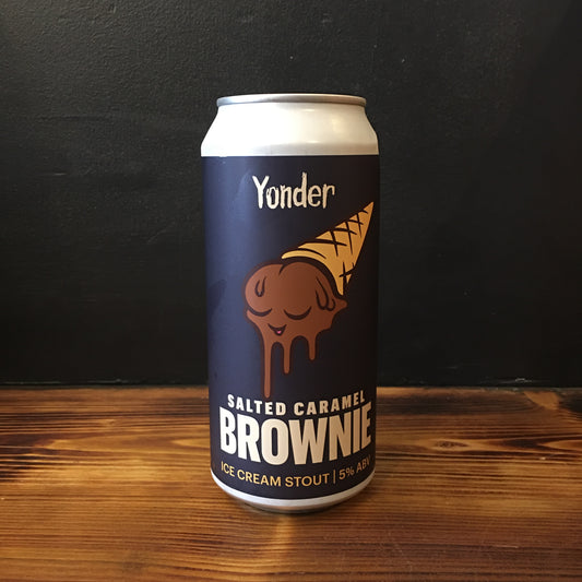 YONDER SALTED CARAMEL BROWNIE STOUT 5.0%