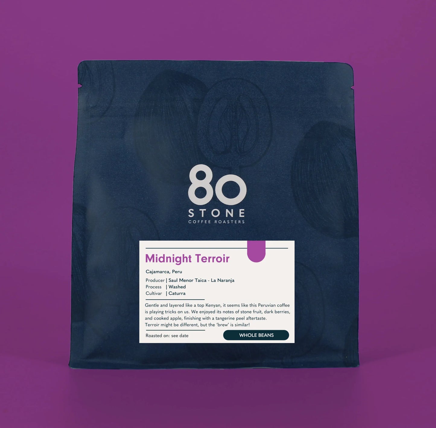 80 STONE COFFEE MIDNIGHT TERROIR (PERU)