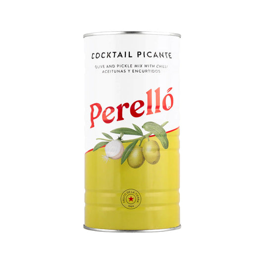 PERELLO OLIVE AND PICKLE MIX WITH CHILLI 180g CAN